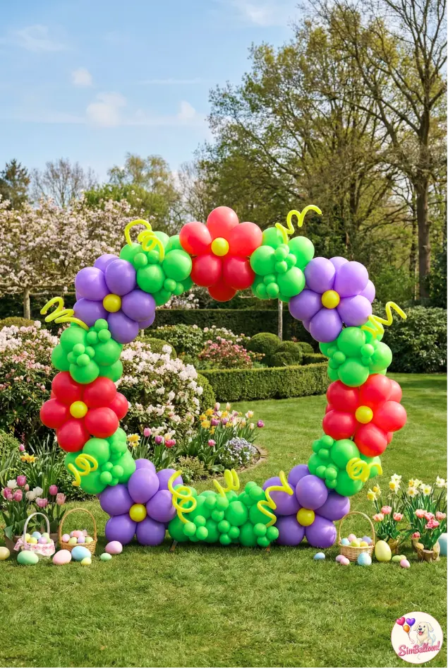 Ballonhoepel - Bloemen